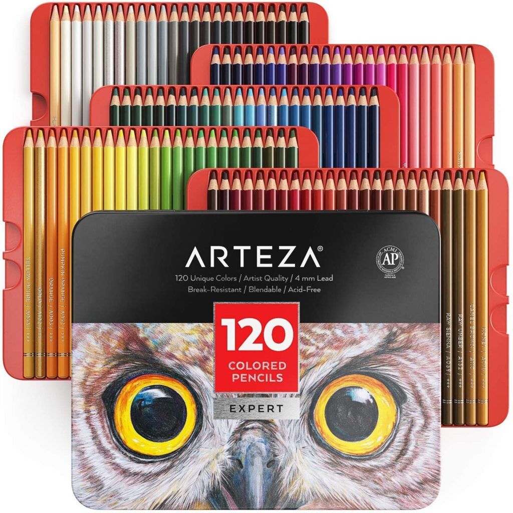 120 Colored Pencils Professional Soft Core Colored Leads Unique